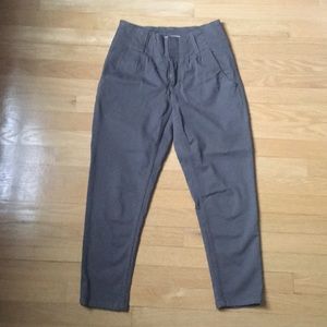 Grey ankle length pants